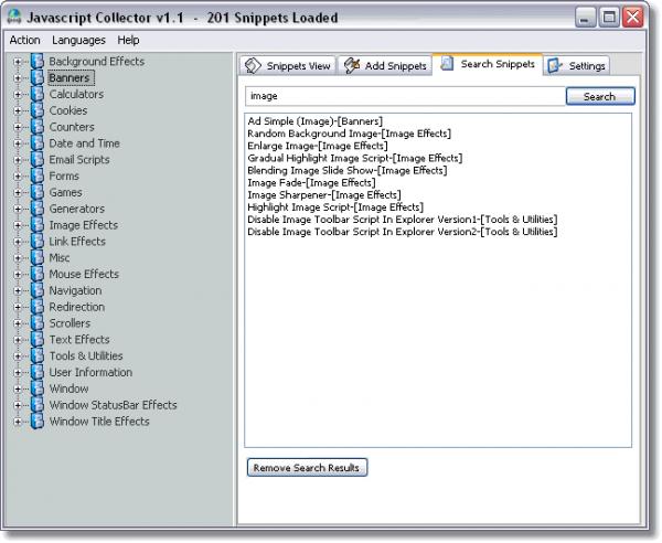 JavaScript Collector 1.1.04