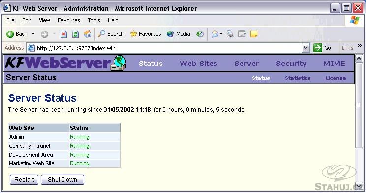 KF Web Server 3.1.0