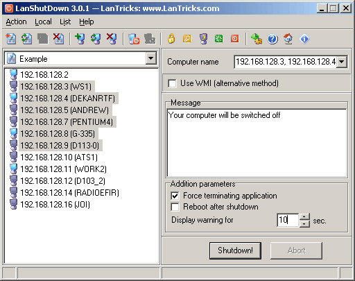 LanShutDown 4.1.0 Build 49