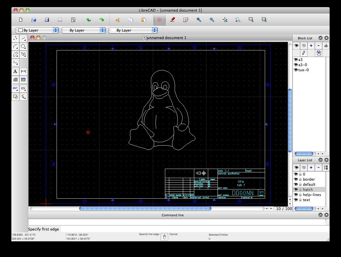 LibreCAD 2.0.7