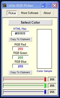 Little RGB Color Picker 2.31