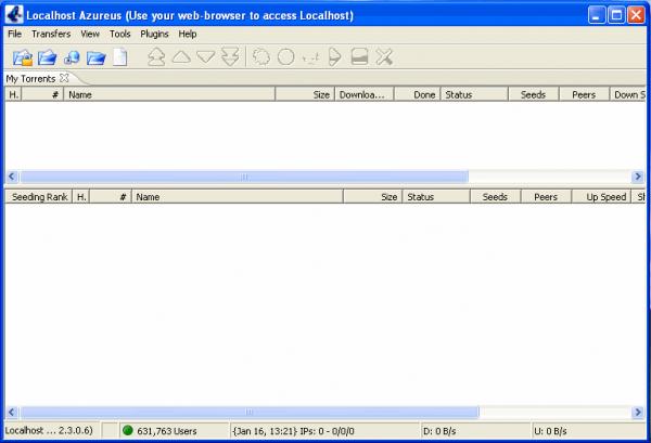 Localhost Azureus 0.4.1