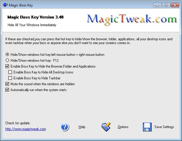 Magic Boss Key 4.10