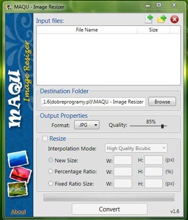 MAQU - Image Resizer 1.6