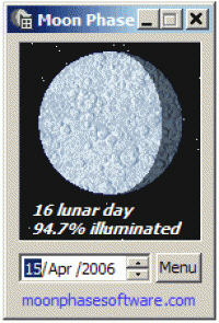 Moon Phase Calculator 3.50