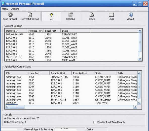 Moonsalt Personal Firewall 1.0.11