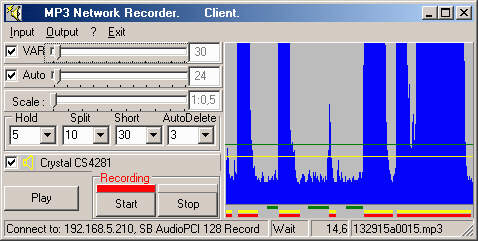MP3 Network Recorder 1.0