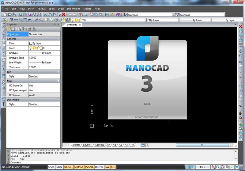 nanoCAD 5.0 Build 2520