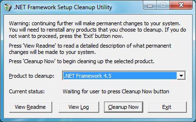 .NET Framework Cleanup Tool 6.0.3790
