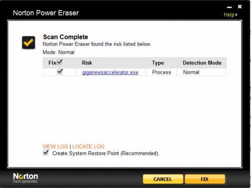 Norton Power Eraser 4.3.5.28