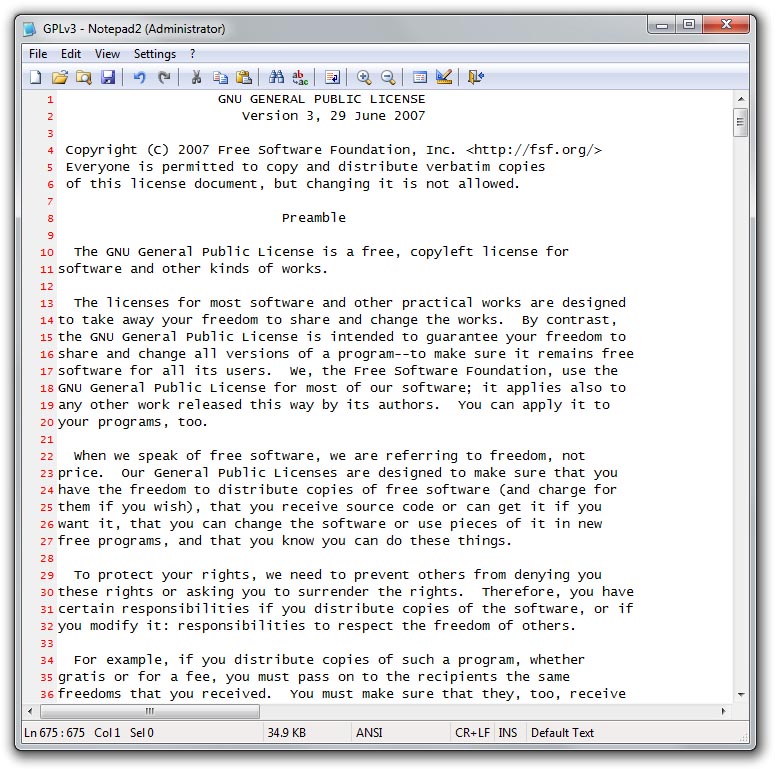 Notepad2 4.2.25