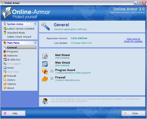 Online Armor Free 7.0.0.1866 