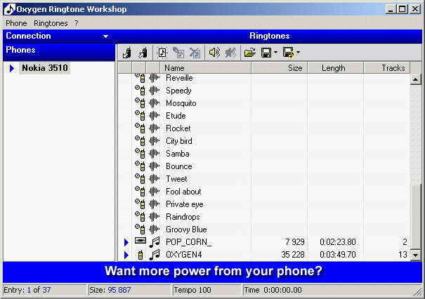 Oxygen Ringtone Workshop 0.9.6