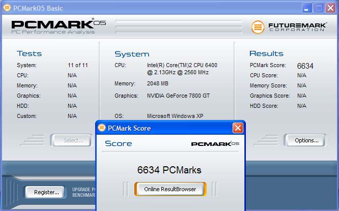 PCMark05  Basic 1.2.0