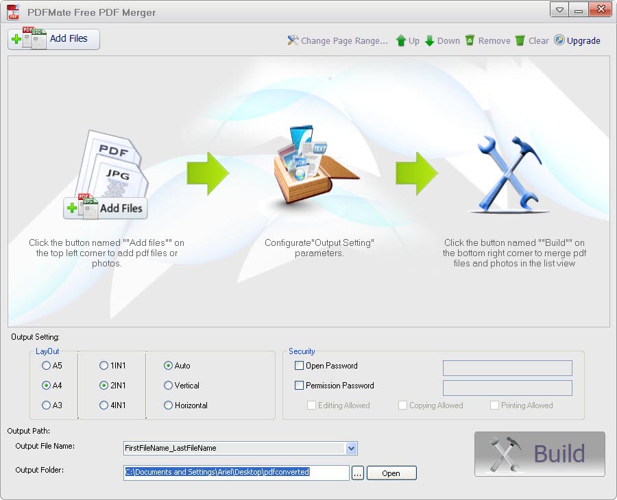 PDFMate Free PDF Merger 1.09