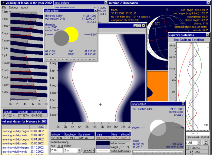 Planetary, Lunar, and Stellar Visibility 3.1.0