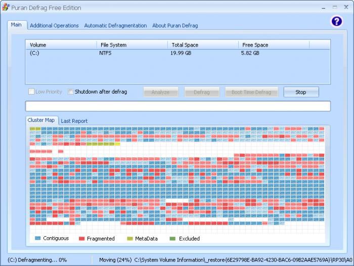 Puran Defrag 7.7 Free Edition