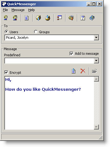 QuickMessenger 3.2