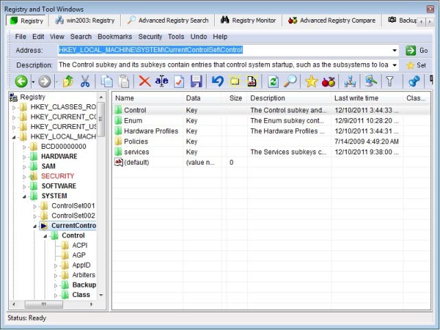 Registrar Registry Manager 7.70 Home Edition