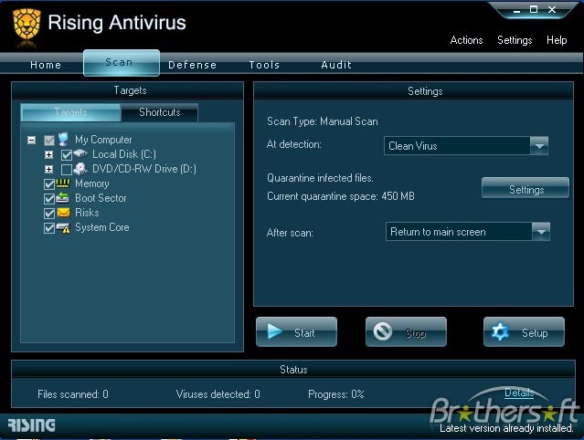 Rising Antivirus Free Edition 23.01.19.97