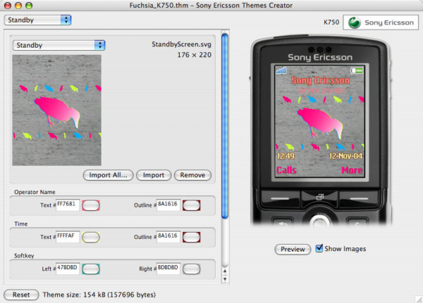 Sony Ericsson Themes Creator 4.16