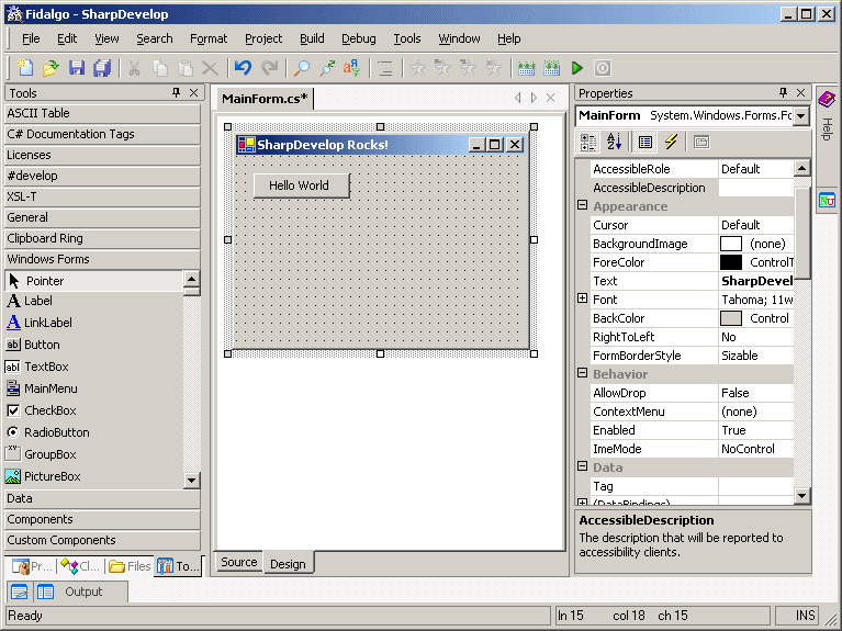 SharpDevelop 5.0.0.4755