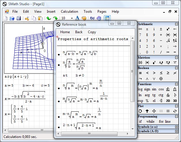 SMath Studio 0.97.5154