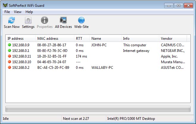 SoftPerfect WiFi Guard 1.0.4