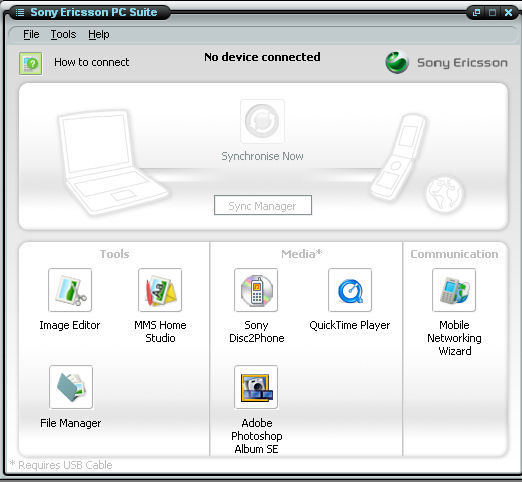 Sony Ericsson PC Suite 6.011.00
