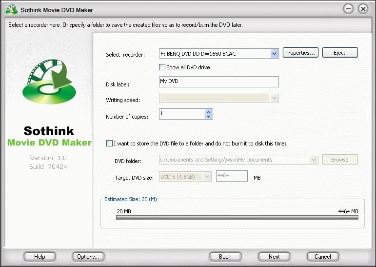 Sothink Movie DVD Maker 3.8 Build 27047