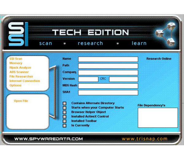 System Spyware Interrogator 3.1.26