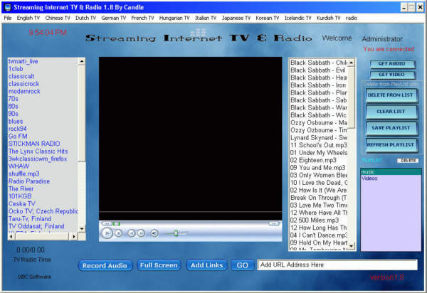 Streaming Internet TV and Radio 1.10a