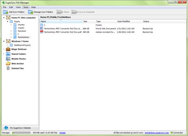 SugarSync File Manager 3.3.0.7