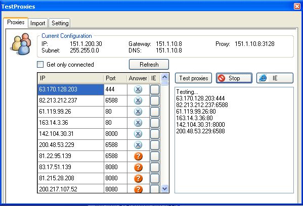 Test Proxies