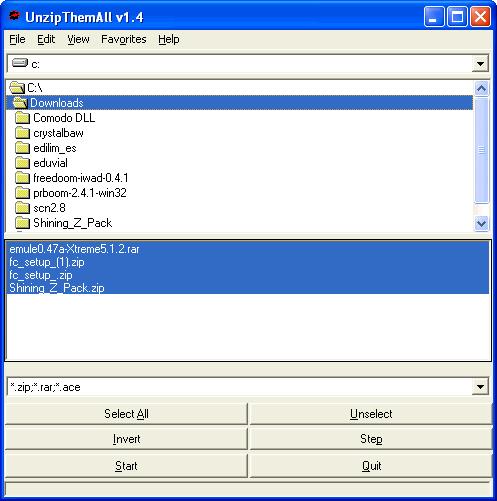 UnzipThemAll 1.4