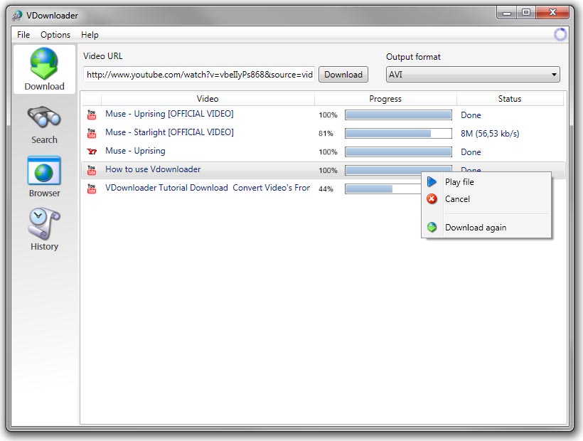 VDownloader 4.0.991.0