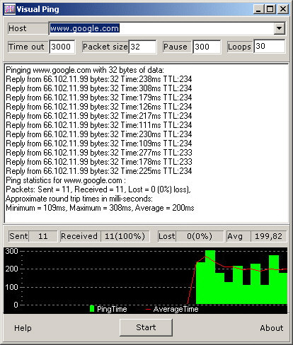 Visual Ping 0.8