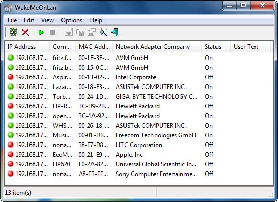 WakeMeOnLan 1.67