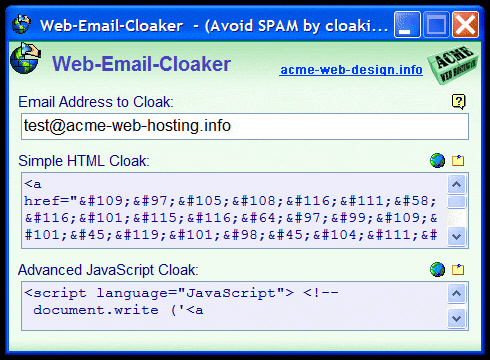 Web Email Cloaker 103.105a