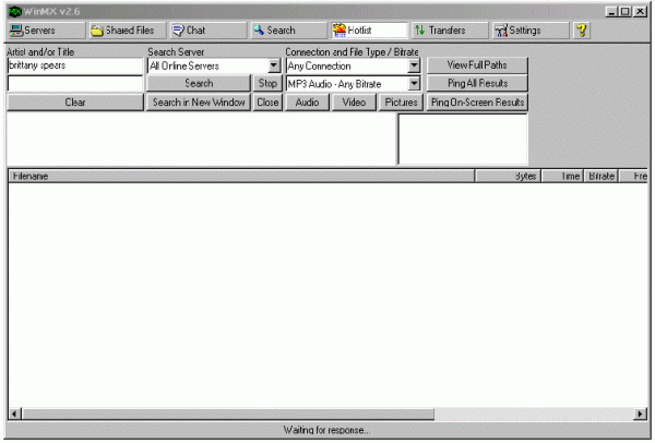 WinMX 3.54 Beta 4