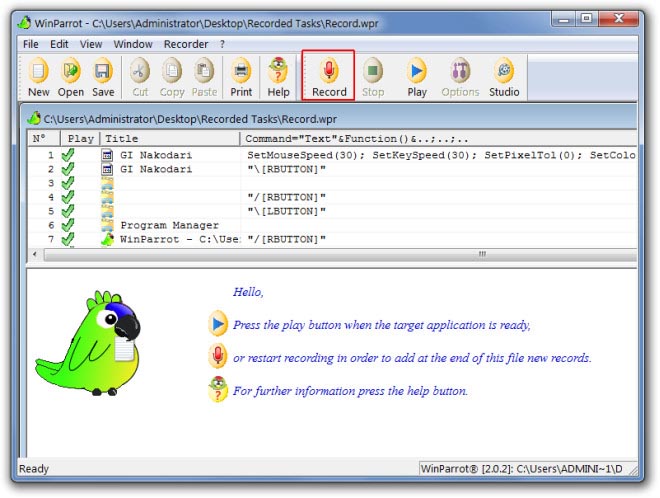 WinParrot 2.1.3.2