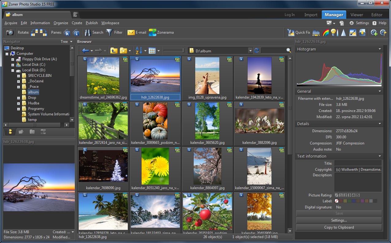 Zoner Photo Studio Free 17.0.1.6